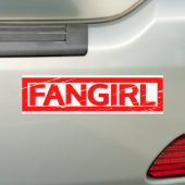 Fangirl-Briefmarke Autoaufkleber (Auf Auto)