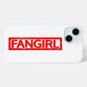 Fangirl-Briefmarke Case-Mate iPhone Hülle (Rückseite (Horizontal))