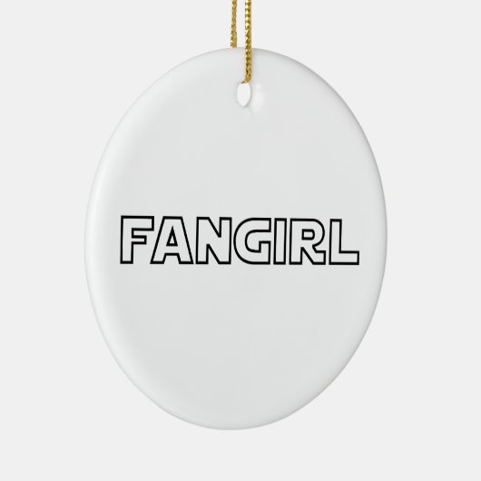 FANGIRL KERAMIK ORNAMENT (Rechts)