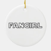 FANGIRL KERAMIK ORNAMENT (Hinten)