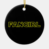 FANGIRL KERAMIK ORNAMENT (Vorne)