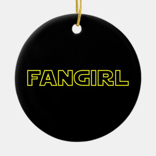 FANGIRL KERAMIK ORNAMENT (Vorne)
