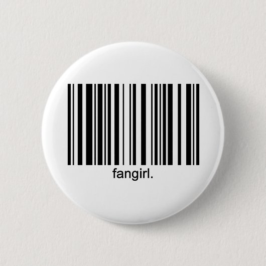 Fangirl Knopf Button (Vorderseite)