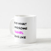 Fangirl, phantastisch kaffeetasse (Vorderseite Links)