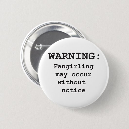 Fangirling Button (Vorne & Hinten)