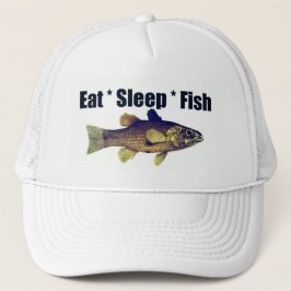 Fangkappe - Sleep Fish Trucker Hat, weiß Truckerkappe