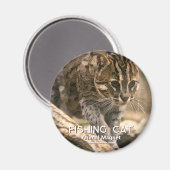 Fangkatze Magnet (Vorderseite/Rückseite)