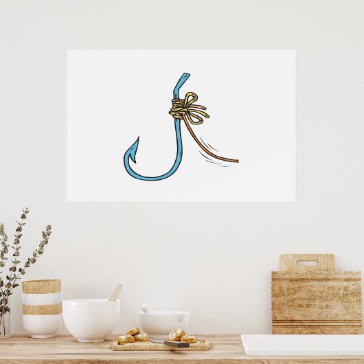 Fangknoten Poster (Küche)