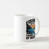" Fangkonzept: "Fischerei mit Bier-Chance" Kaffeetasse (VorderseiteRechts)