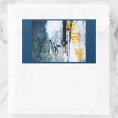 Fangluft Rechteckiger Aufkleber (Tasche)