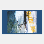 Fangluft Rechteckiger Aufkleber (Vorderseite)