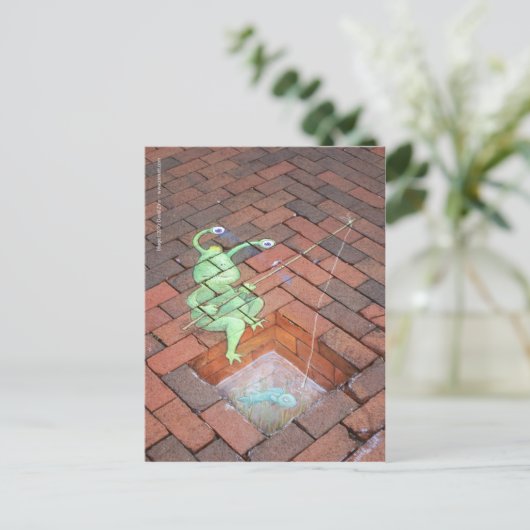 Fangluggo Postkarte (Stehend Vorderseite)