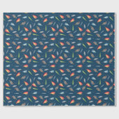 Fanglüren für Navy Blue Geschenkpapier (Flach)