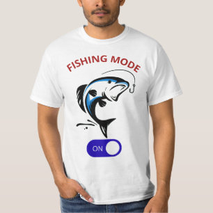 Fangmodus aktiviert - Gewitterte Fischer-Gestaltun T-Shirt