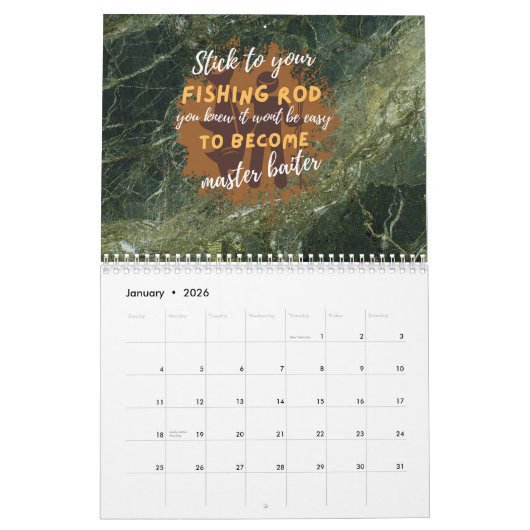 Fangmotivation | Die Kalender (Jan 2026)