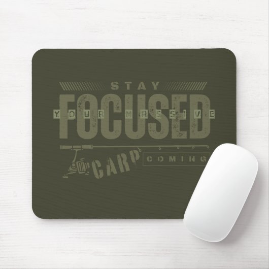 Fangmotivation | Karpfenfischerei | Schwerpunkt Mousepad (Mit Mouse)