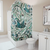 Fangmuster Abalone Duschvorhang (Beispiel)