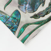 Fangmuster Abalone Fleecedecke (Ecke)