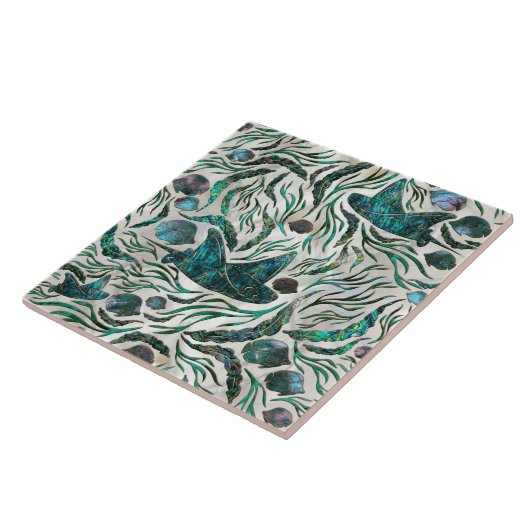 Fangmuster Abalone Fliese (Seite)