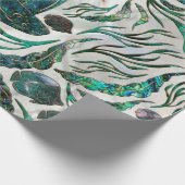 Fangmuster Abalone Geschenkpapier (Ecke)