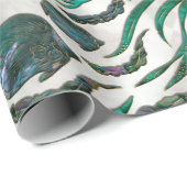Fangmuster Abalone Geschenkpapier (Rolleneckpunkt)
