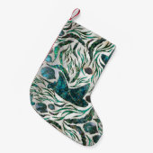 Fangmuster Abalone Kleiner Weihnachtsstrumpf (Vorderansicht (hängend))