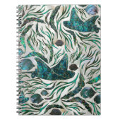 Fangmuster Abalone Notizblock (Vorderseite)