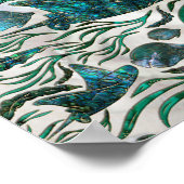 Fangmuster Abalone Poster (Ecke)