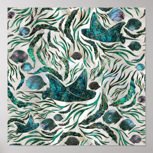 Fangmuster Abalone Poster (Vorne)