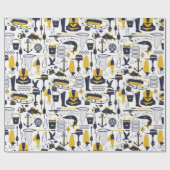 Fangmuster Geschenkpapier (Flach)