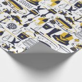 Fangmuster Geschenkpapier (Ecke)