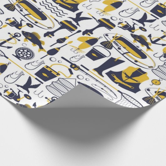 Fangmuster Geschenkpapier (Ecke)