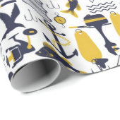 Fangmuster Geschenkpapier (Rolleneckpunkt)