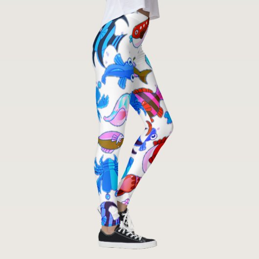 Fangmuster Leggings (Rechts)