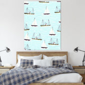 Fangmuster Leinwanddruck (Insitu (Schlafzimmer))
