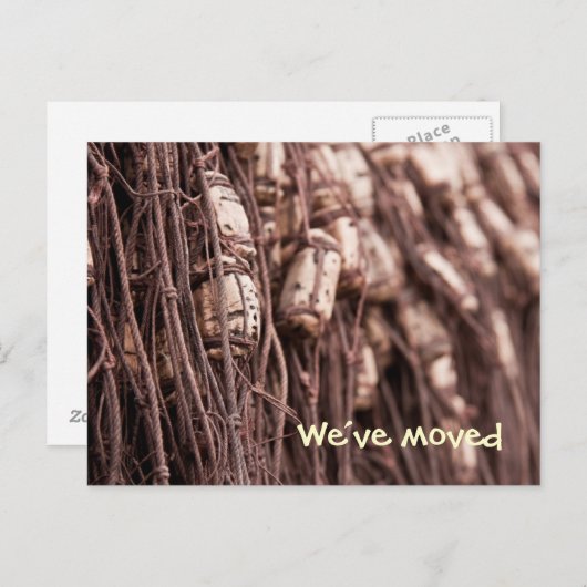 Fangnetz wir haben Postkarte verschoben (Vorne/Hinten)