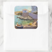 Fangnetze Samos 2005 Quadratischer Aufkleber (Tasche)