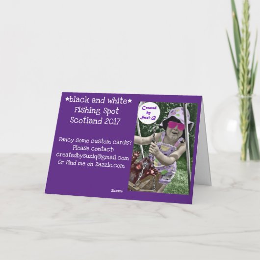 Fangort Karte (Rückseite)