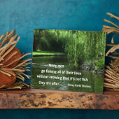 Fangquote von H.D. Thoreau Fotoplatte (Seite)