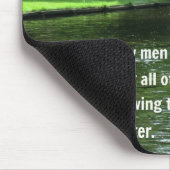 Fangquote von H.D. Thoreau Mousepad (Ecke)