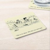 Fangreise Rechteckiger Pappuntersetzer (angewinkelt)