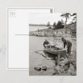 Fangreise Whitefish Bay, 1906 Postkarte (Vorne/Hinten)