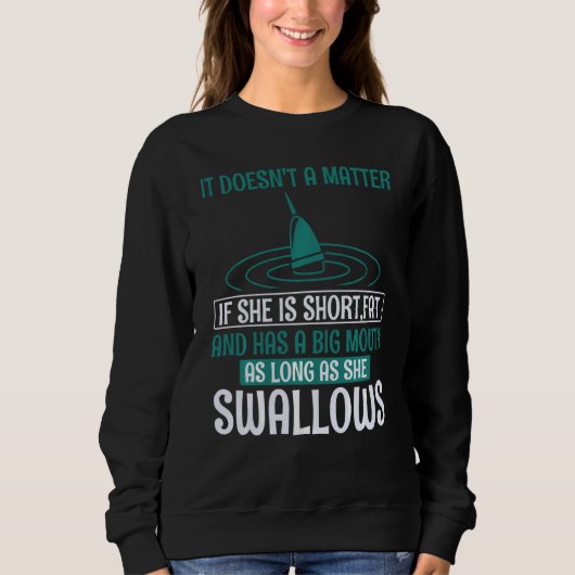 Fangroden Redewendungen Fischen Schweden Sweatshirt (Vorderseite)