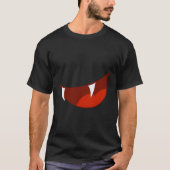 Fangs Halloween-Hemd T-Shirt (Vorderseite)