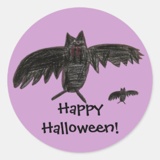 Fangs. Halloween STicker