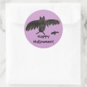 Fangs. Halloween STicker (Tasche)