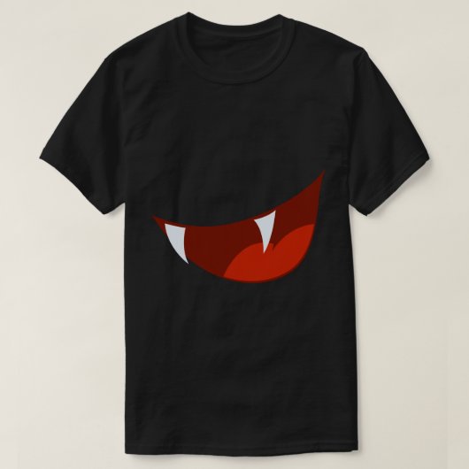 Fangs Halloween Tshirt (Design vorne)
