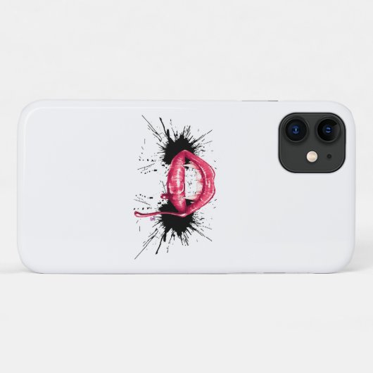 Fangs Splash Case-Mate iPhone Hülle (Rückseite (Horizontal))