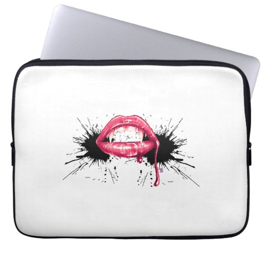 Fangs Splash Laptopschutzhülle (Vorderseite)