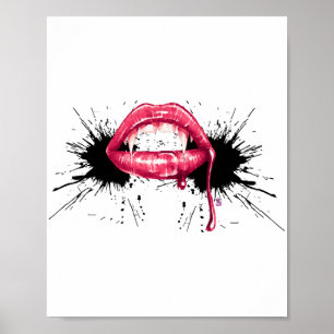 Fangs Splash Poster
